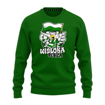 Bluza Bez Kaptura Wisłoka Gryfek Zielona
