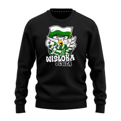 Bluza Bez Kaptura Wisłoka Gryfek Czarna