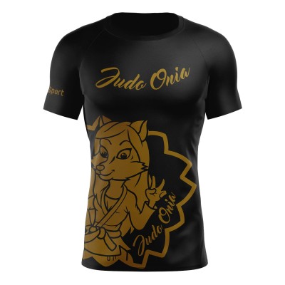 Rashguard Judo Onia Czarno - Złote Damskie